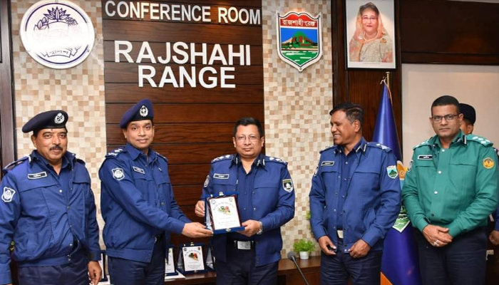 রাজশাহী রেঞ্জের শ্রেষ্ঠ পুলিশ সুপার মো.আরিফুর রহমান