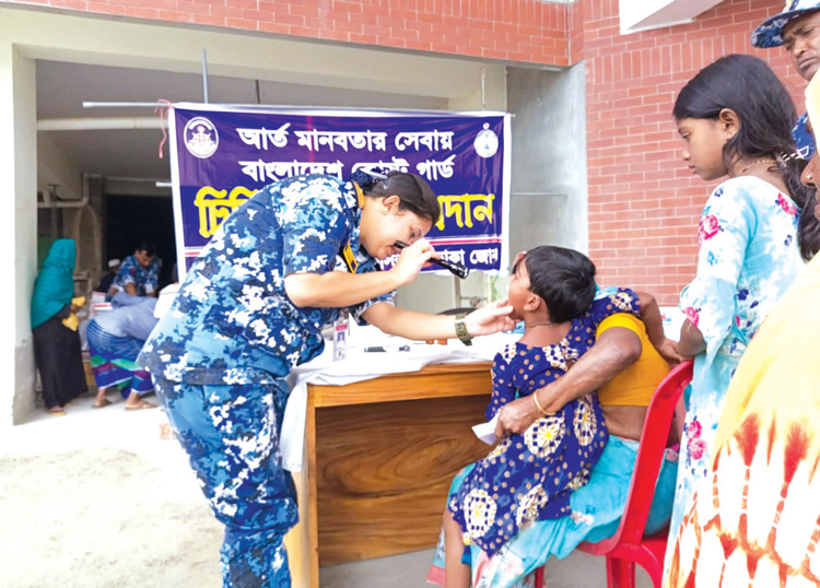 গজারিয়ায় বিনামূল্যে চিকিৎসাসেবা