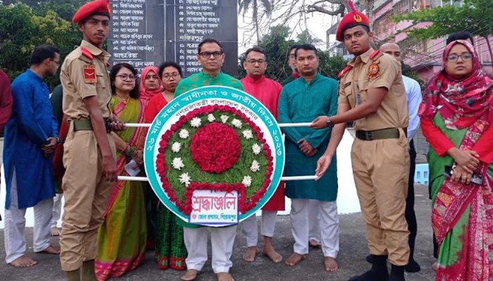 পিরোজপুরে নানা অয়োজনে স্বাধীনতা দিবস পালিত