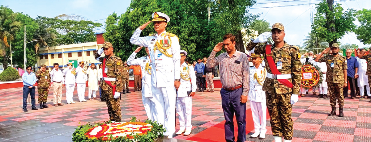 মোংলা বন্দরে ২৬ মার্চ মহান স্বাধীনতা ও জাতীয় দিবস-২০২৩ উদযাপন