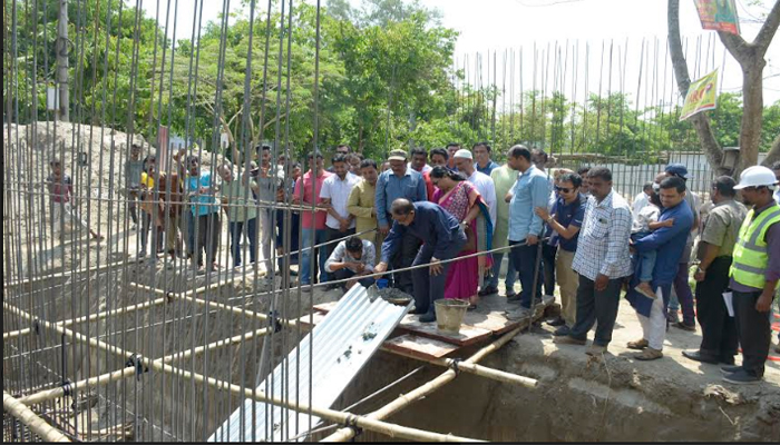 বেগম রোকেয়া বিশ্ববিদ্যালয়ের প্রধান ফটক নির্মাণ কাজের উদ্বোধন