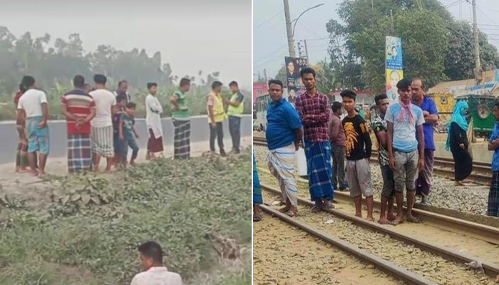 টাঙ্গাইলে ট্রেনে কাটা প‌ড়ে মা-মেয়েসহ ৪ নারীর মৃত্যু