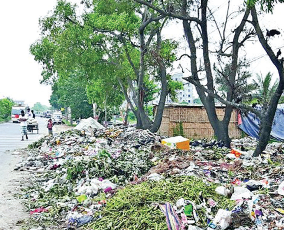 যত্রতত্র ময়লা ফেলা বন্ধ করুন