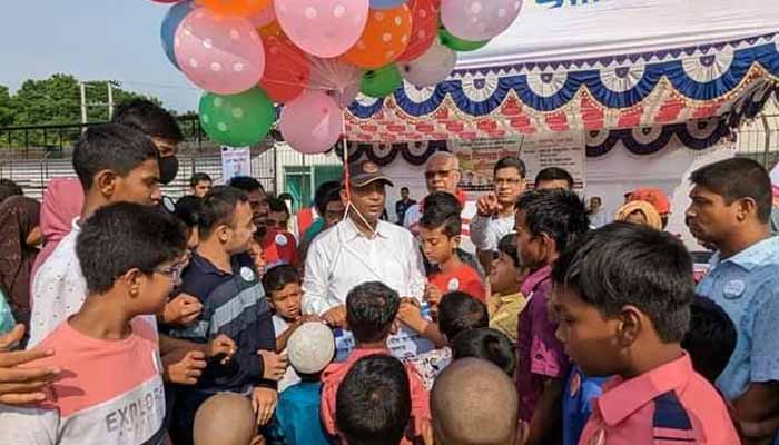 নাটোরে প্রতিবন্ধী শিক্ষার্থীদের ক্রীড়া প্রতিযোগিতা 