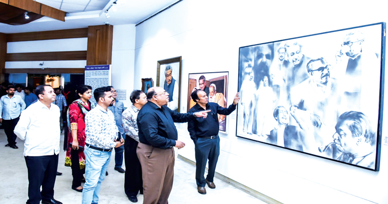 জাতীয় জাদুঘরে ‘বঙ্গবন্ধু ও মুক্তিযুদ্ধ’ শিল্পকর্ম প্রদর্শনী