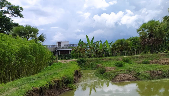 মেহেন্দিগঞ্জে সরকারী ভিপি সম্পত্তিতে নালা কাটায় ধ্বসে পড়লো রাস্তা, দূর্ভোগে এলাকাবাসী