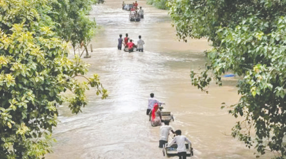 দিল্লিতে বন্যার রেকর্ড