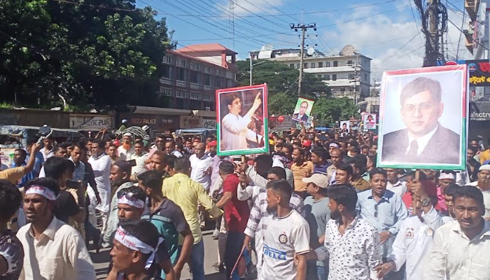 কক্সবাজারে বিএনপির ২০ মিনিটের পদযাত্রা কর্মসূচি