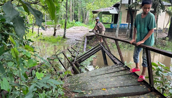 সেতু নয় যেন মরণফাঁদ