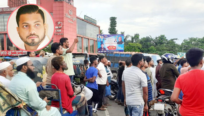 নোয়াখালীতে ইশরাকের গাড়ি বহরে হামলা