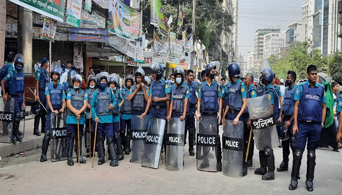 আ.লীগ ও বিএনপির সমাবেশ: সতর্ক পুলিশ