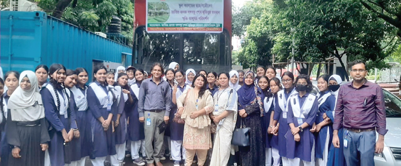 ছাত্রছাত্রীদের বঙ্গবন্ধু জাদুঘর পরিদর্শনে পরিবহণ সেবায় বিআরটিসি