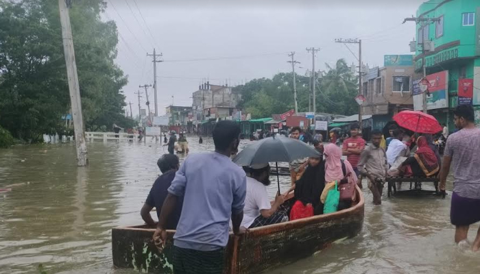 বিরামহীন বর্ষণ ও পাহাড়ি উজান ঢলে বিপর্যস্ত পেকুয়াবাসী