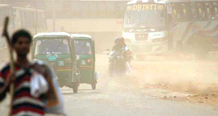 দূষিত শহরের তালিকার শীর্ষ পাঁচে ঢাকা