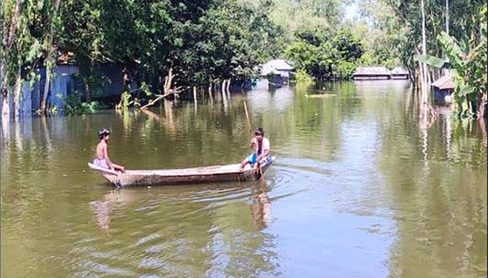 সিরাজগঞ্জে নিম্নাঞ্চল বন্যা কবলিত 