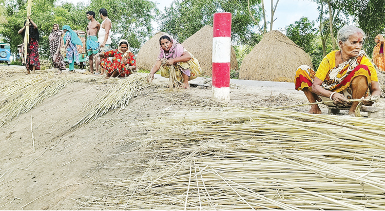 পলিথিন-প্লাস্টিকে বাজার হারাচ্ছে পাটজাত দ্রব্য