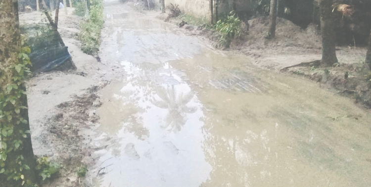 কেশবপুরে উদ্বোধনের পরেই বন্ধ সড়ক সংস্কার