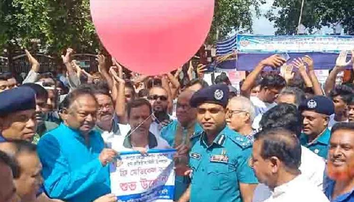 রংপুর মেট্টোপলিটন পুলিশের পঞ্চম প্রতিষ্ঠা বার্ষিকীতে ফ্রি মেডিকেল ক্যাম্প