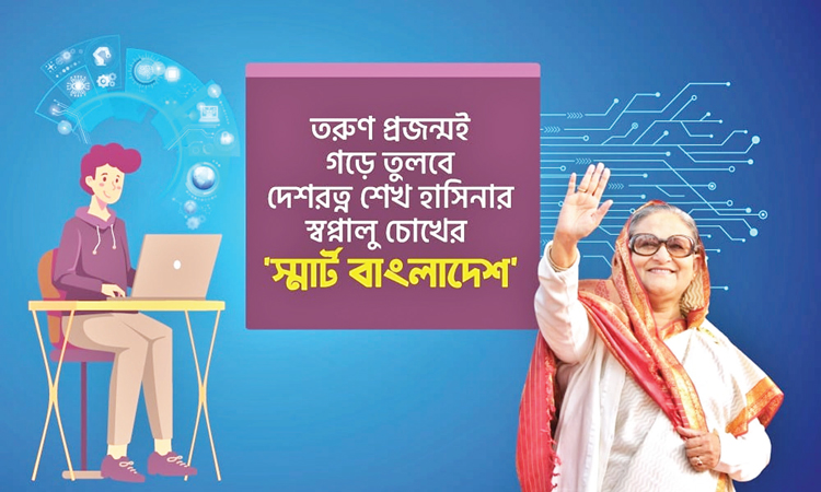 ‘স্মার্ট বাংলাদেশ’ সফলভাবে বাস্তবায়ন করতে তরুণ প্রজন্মের বিকল্প নেই