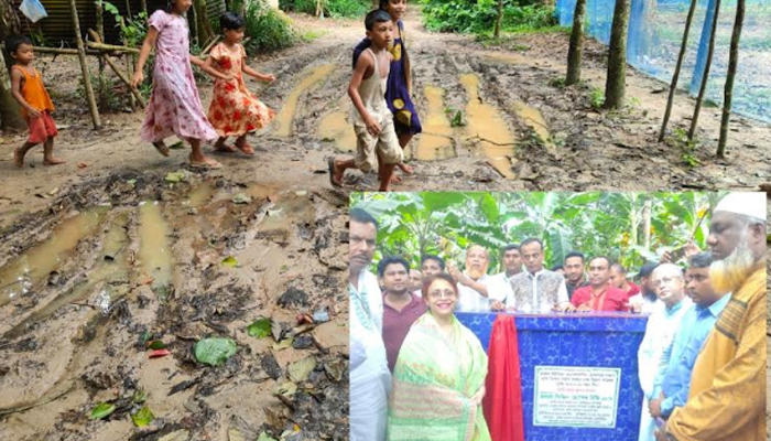 কাপাসিয়ায় বিদ্যালয়ের ভবন উদ্বোধন ও রাস্তার ভিত্তি প্রস্তর স্থাপন