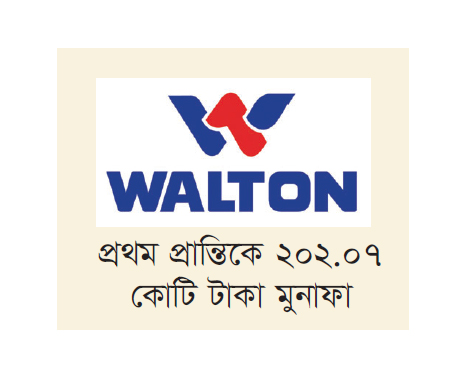 আর্থিক সূচকেও প্রবৃদ্ধি বজায় রেখেছে ওয়ালটন