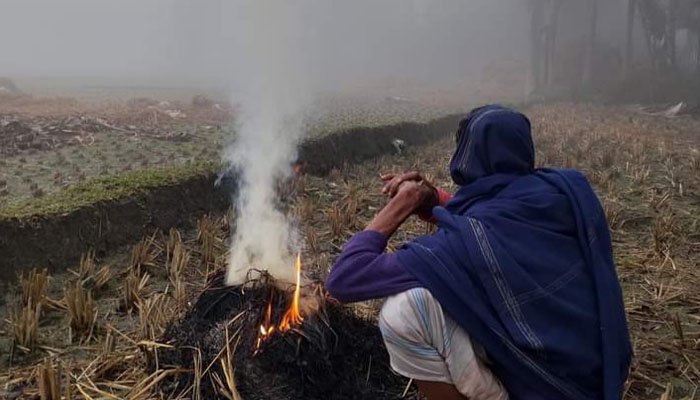 ভূরুঙ্গামারীতে ঘন কুয়াশার সাথে বেড়েছে শীতের তীব্রতা 