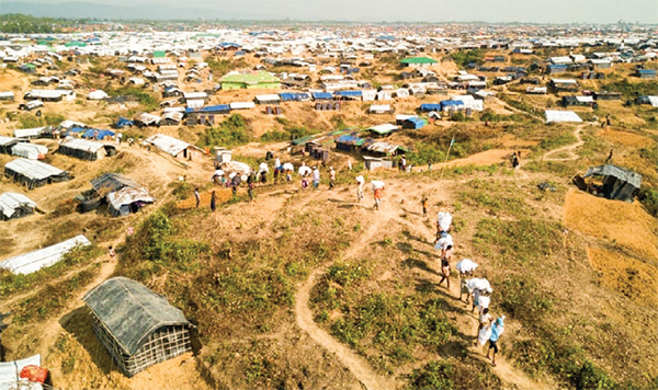 রোহিঙ্গাদের জন্য খাদ্য রেশন বাড়িয়ে করা হলো ১০ ডলার