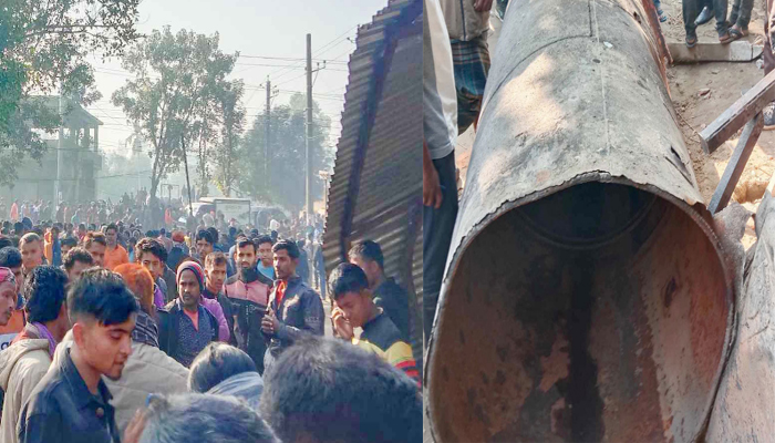 ঠাকুরগাঁওয়ে বয়লার বিস্ফোরণে একই পরিবারের তিনজন নিহত