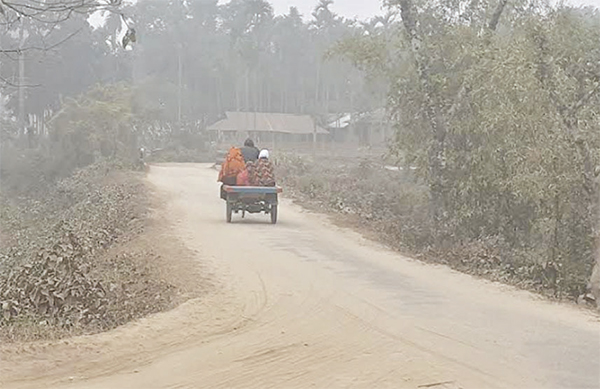 শৈত্যপ্রবাহ কাটলেও কুয়াশার আবরণে পঞ্চগড়