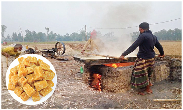 আখের গুড়ে কোটি টাকার বাজার