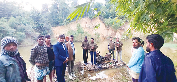 রামুতে বালি মহালের আড়ালে পাহাড় কাটা