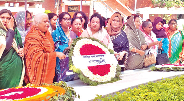 নতুন প্রতিমন্ত্রী নারী হুইপ ও সংরক্ষিত মহিলা আসনের এমপিদের শ্রদ্ধা