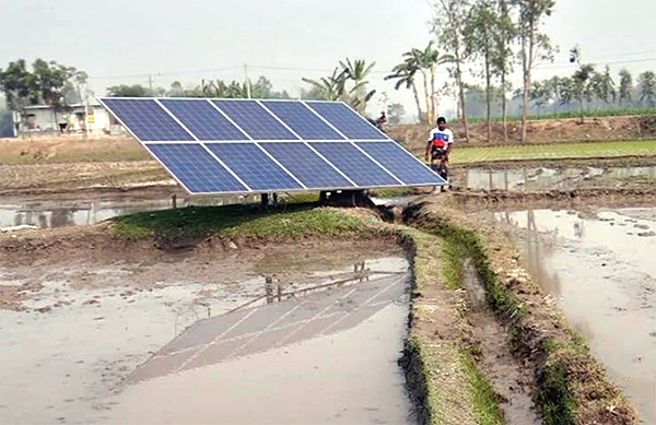 ঠাকুরগাঁওয়ে জনপ্রিয় হচ্ছে সোলার পাম্প