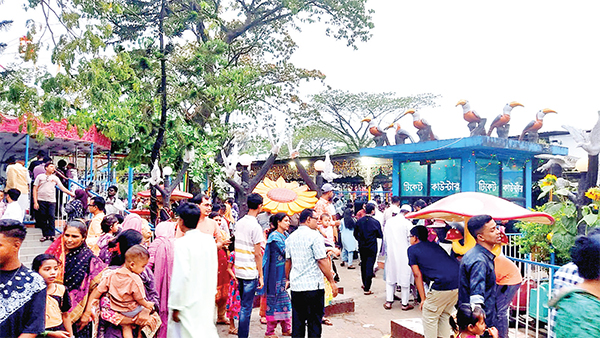 সিলেটের পর্যটনকেন্দ্র গুলোতে পর্যটকের ঢল