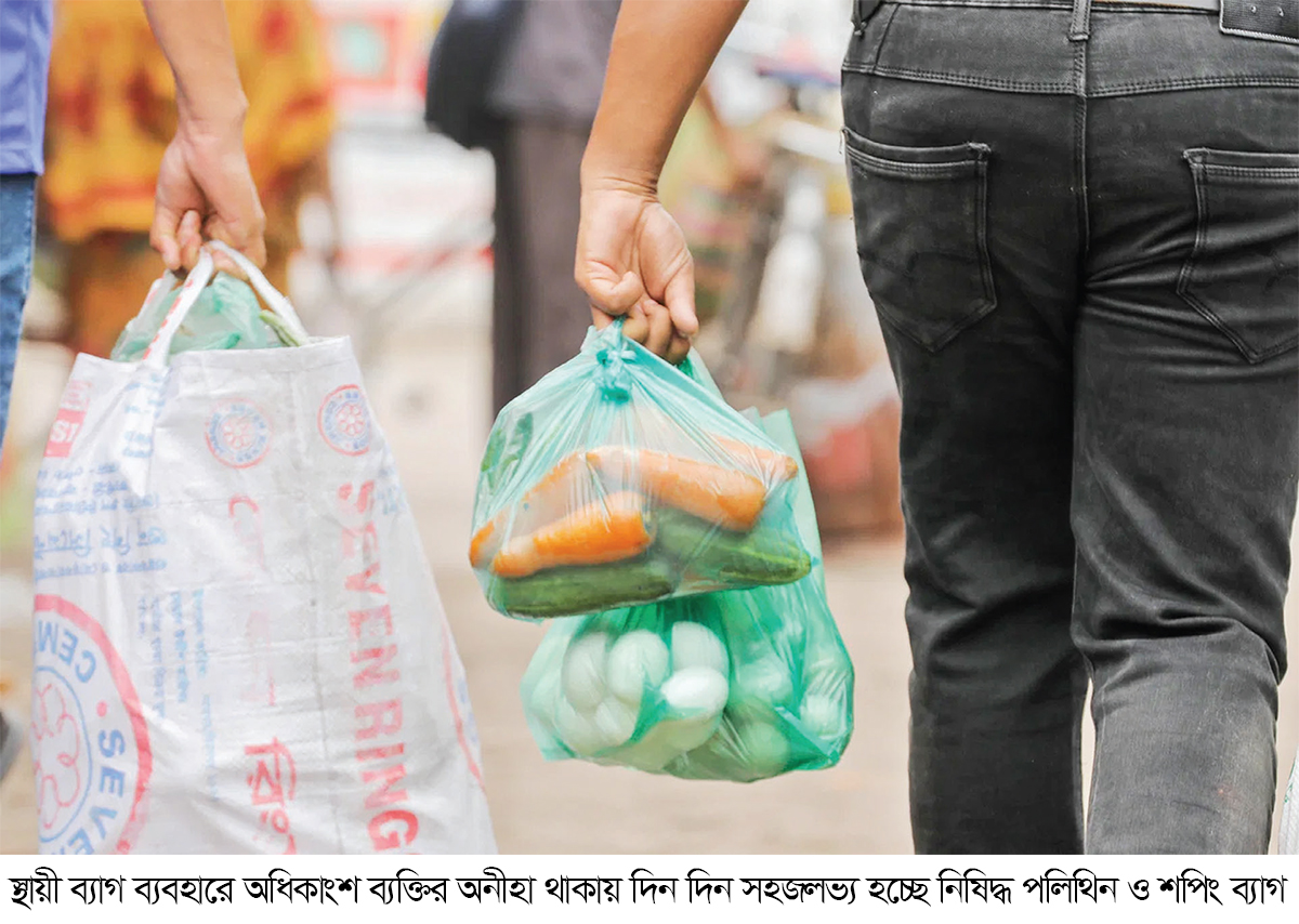 নিষিদ্ধ পলিথিন ও শপিং ব্যাগে সয়লাব কেশবপুর