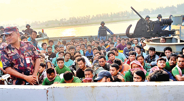 মিয়ানমারে ফিরল আশ্রয় নেয়া সেনা ও বিজিপির ২৮৮ সদস্য