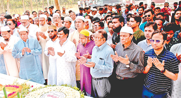 বেরোবিতে এমএ ওয়াজেদ মিয়ার মৃত্যুবার্ষিকী পালিত