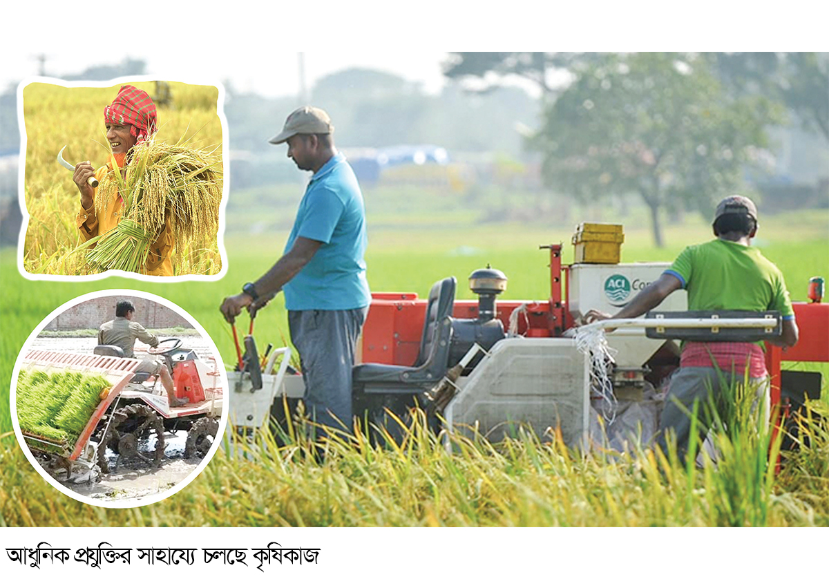 আধুনিকতার ছোঁয়ায় খুশি কৃষক