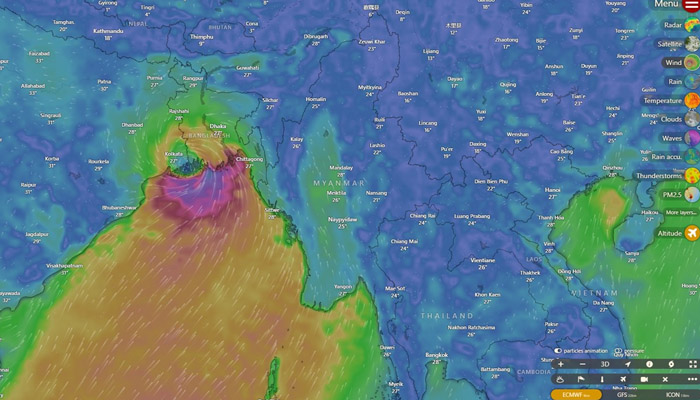 দুর্বল হচ্ছে রেমাল, লাগতে পারে আরও ৩ ঘণ্টা