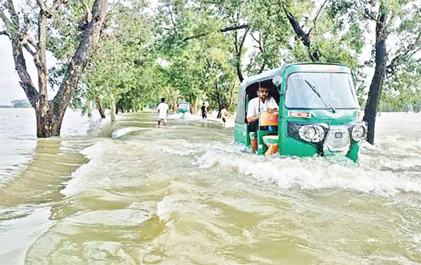 সুনামগঞ্জে বন্যা