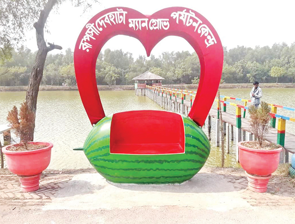 দেবহাটা রূপসী ম্যানগ্রোভ সেজেছে নতুন সাজে