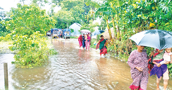 উত্তরাঞ্চলে বন্যার আভাস