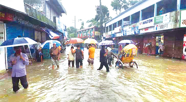 চলতি মাসের প্রথমভাগে মধ্যমেয়াদি বন্যার আশঙ্কা