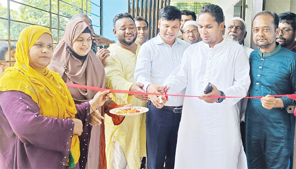 বীরগঞ্জে নবনির্মিত ওয়াজ ব্লকের উদ্বোধন