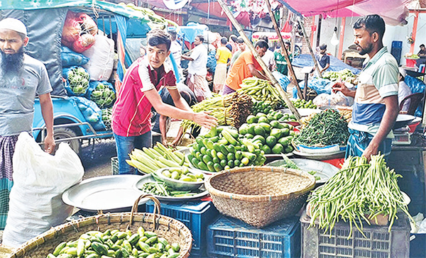 সবজির বাজারে উত্তাপ কিছুটা কমেছে