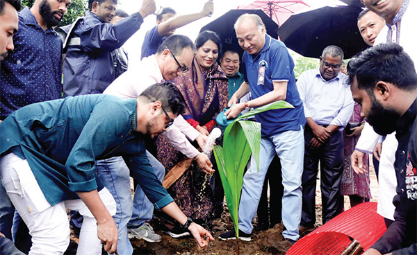 রাবিপ্রবিতে বৃক্ষরোপণ কর্মসূচি অনুষ্ঠিত