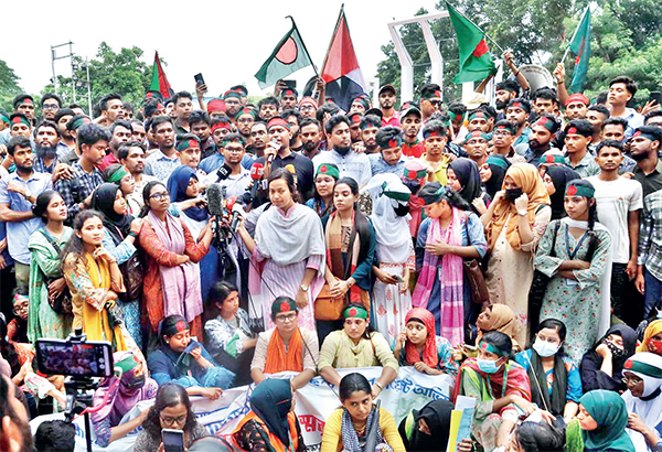 চার দফা দাবিতে ‘প্রতিরোধ সপ্তাহ’ ঘোষণা