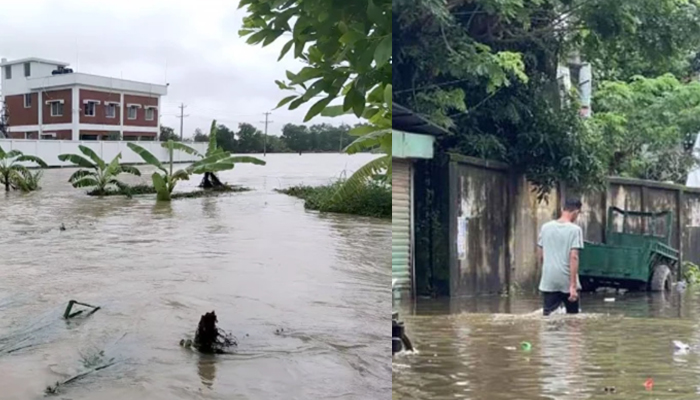 নোয়াখালী-ফেনীতে বন্যায় মানুষের দুর্ভোগ চরমে