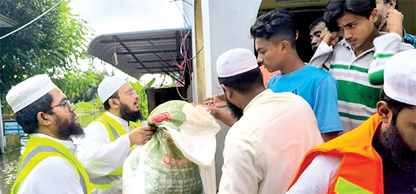 বন্যায় ক্ষতিগ্রস্তদের মাঝে পুনর্বাসনের কাজ করবে