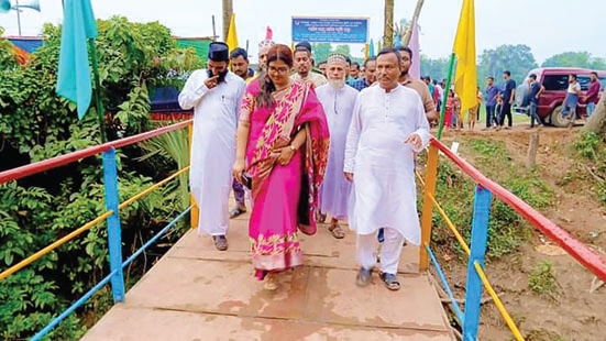 ফেনীতে আবু সাঈদের নামে সেতুর উদ্বোধন